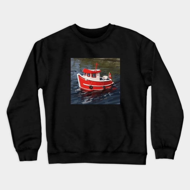 Tug Crewneck Sweatshirt by Hop Hop Heads